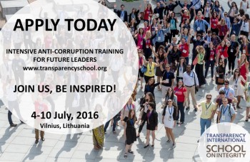 Transparency International Summer School on Integrity, 4-10 July 2016, Vilnius, Lithuania-ltNHJ_p9Y6s8RaRIY4z7zaJPT7TZipBy
